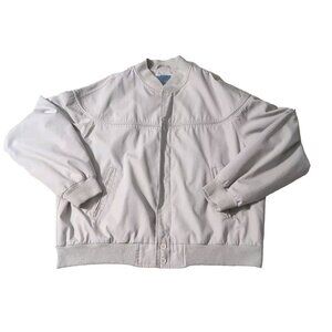 VINTAGE Y2K RARE JCPenney Towncraft Jacket  Beige XL Casual Cottage Core RETRO